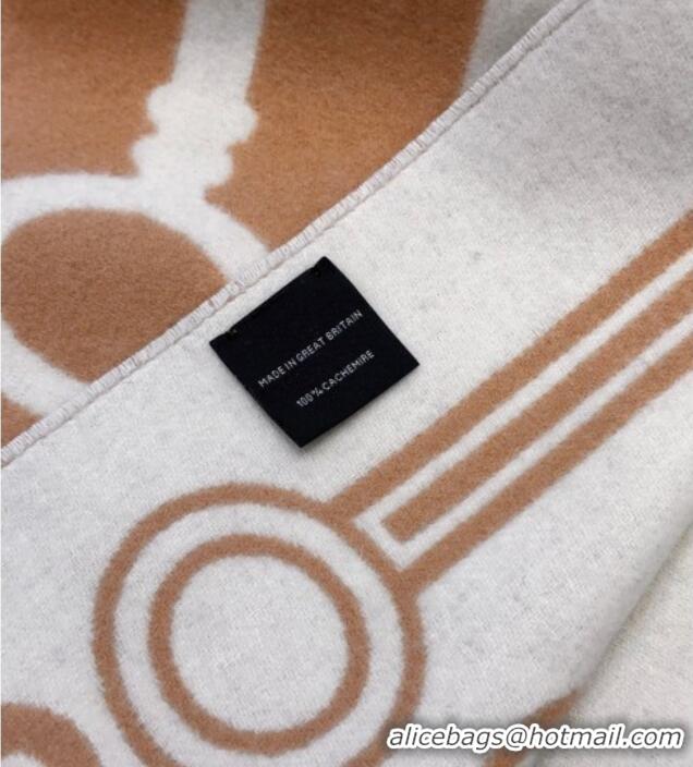 Discount Hermes Sciarpa Casaque Porte-Clefs Cashmere Long Scarf 32x180cm 6041 Orange/Grey 2026