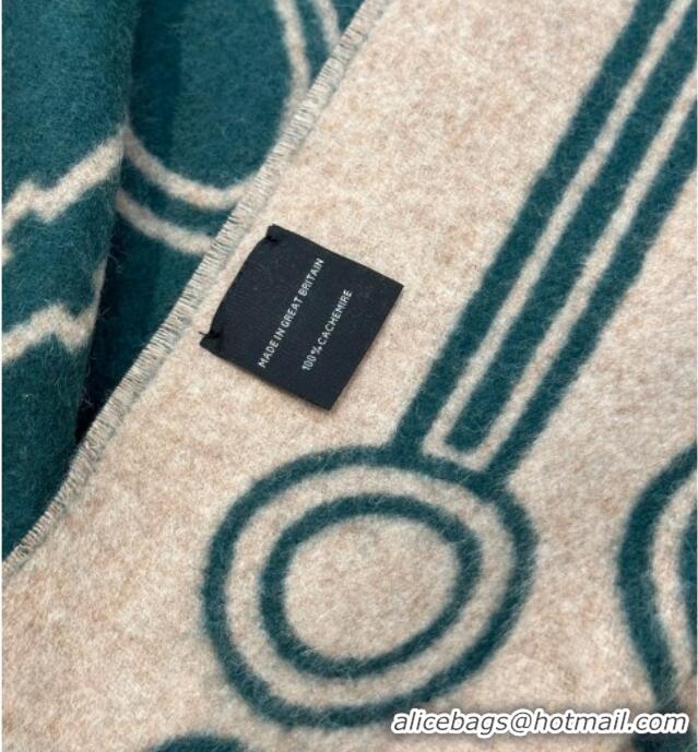 Best Price Hermes Sciarpa Casaque Porte-Clefs Cashmere Long Scarf 32x180cm 6041 Green 2026