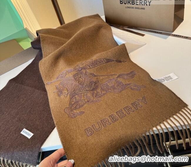 Luxury Cheap Burberry Cashmere Long Scarf 30x200cm BR010601 Brown 2026