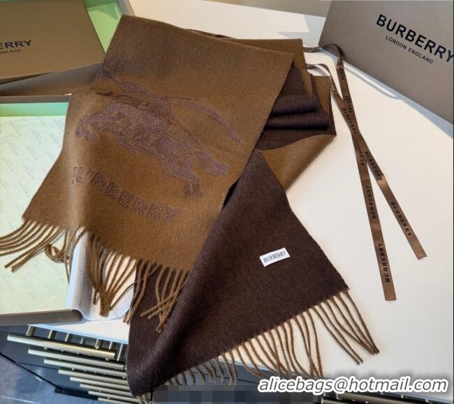 Luxury Cheap Burberry Cashmere Long Scarf 30x200cm BR010601 Brown 2026