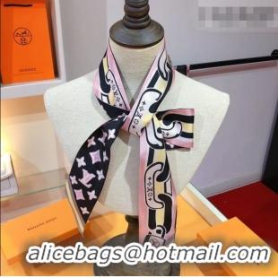 Top Quality Louis Vuitton Bejewelled BB Bandeau Silk Scarf 5x120cm M78854 Black 2026