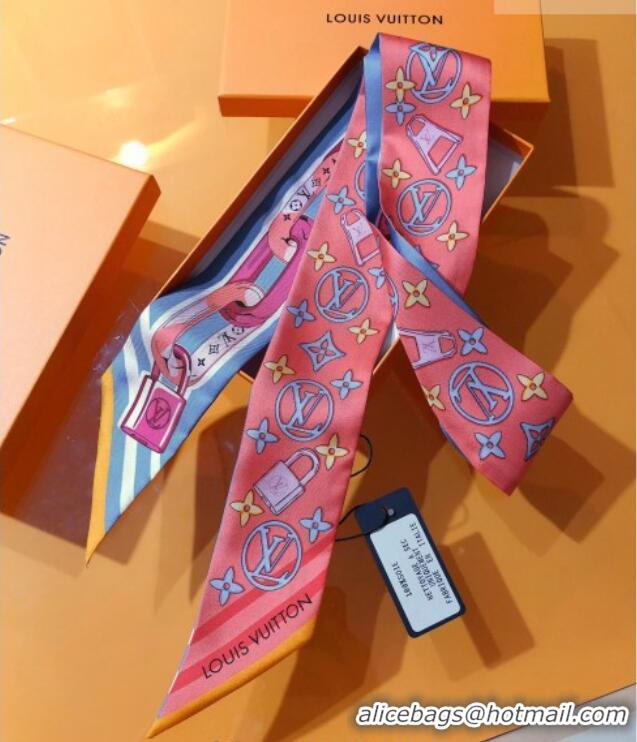 Promotional Louis Vuitton Bejewelled BB Bandeau Silk Scarf 5x120cm M78854 Pink 2026