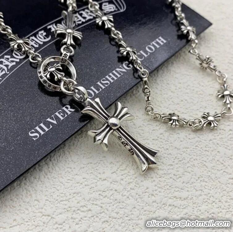 Buy Discount Chrome Hearts Necklace Sterling Silver CH89562
