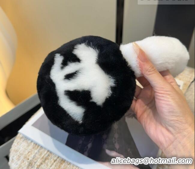 Inexpensive Chanel Earmuff CH010503 White/Black 2026