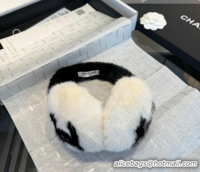 Trendy Design Chanel Earmuff CH010506 White/Black 2026
