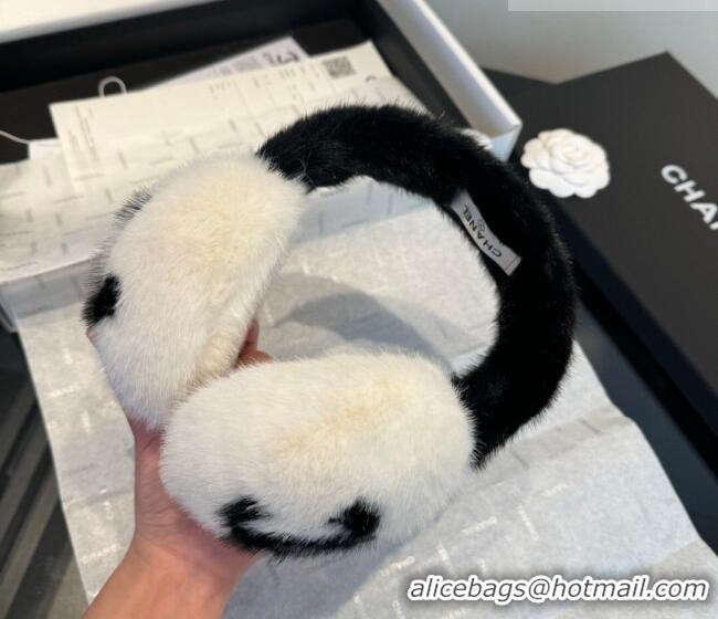 Trendy Design Chanel Earmuff CH010506 White/Black 2026