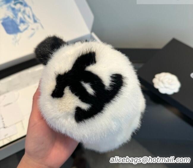 Trendy Design Chanel Earmuff CH010506 White/Black 2026