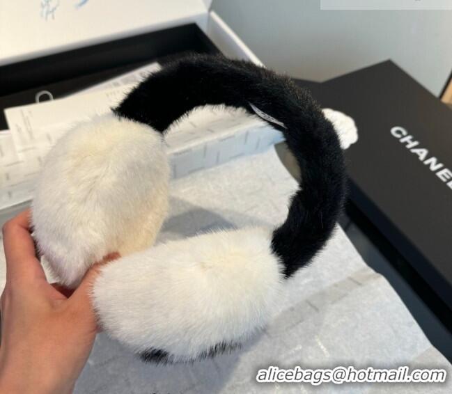 Trendy Design Chanel Earmuff CH010506 White/Black 2026