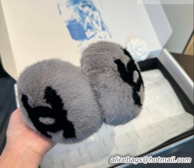 Top Grade Chanel Earmuff CH010509 Grey/Black 2026