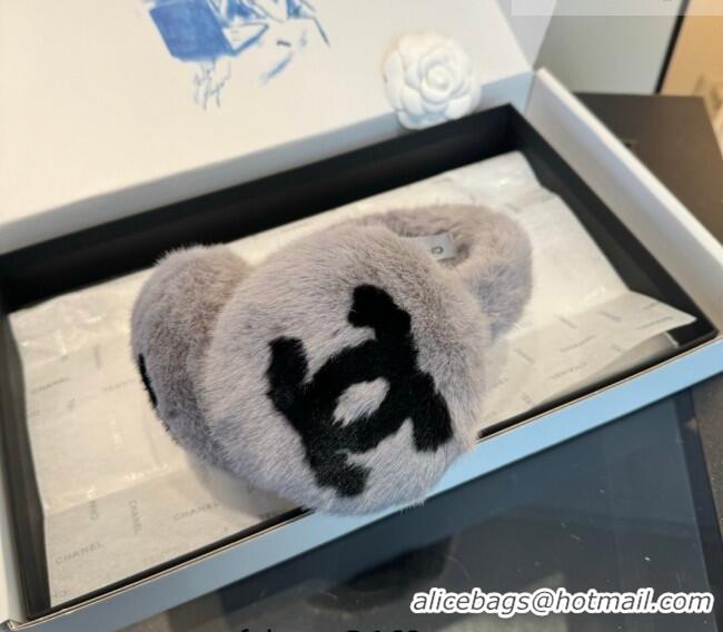 Top Grade Chanel Earmuff CH010509 Grey/Black 2026