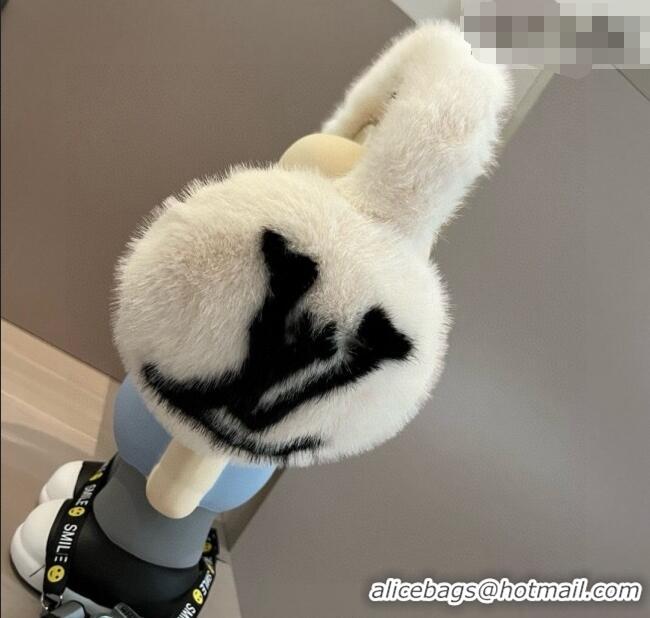 Good Quality Louis Vuitton Earmuff LV010501 White 2026