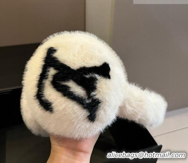 Good Quality Louis Vuitton Earmuff LV010501 White 2026