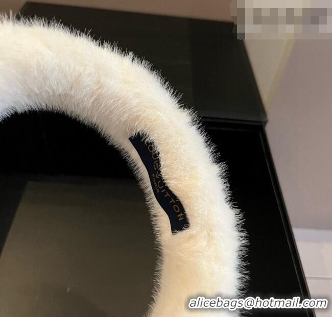 Good Quality Louis Vuitton Earmuff LV010501 White 2026