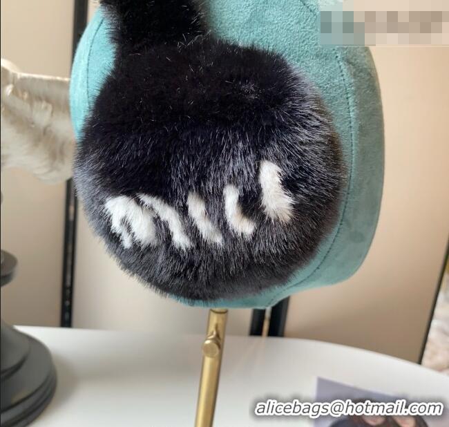Big Discount Miu Miu Earmuff MM010501 Black 2026