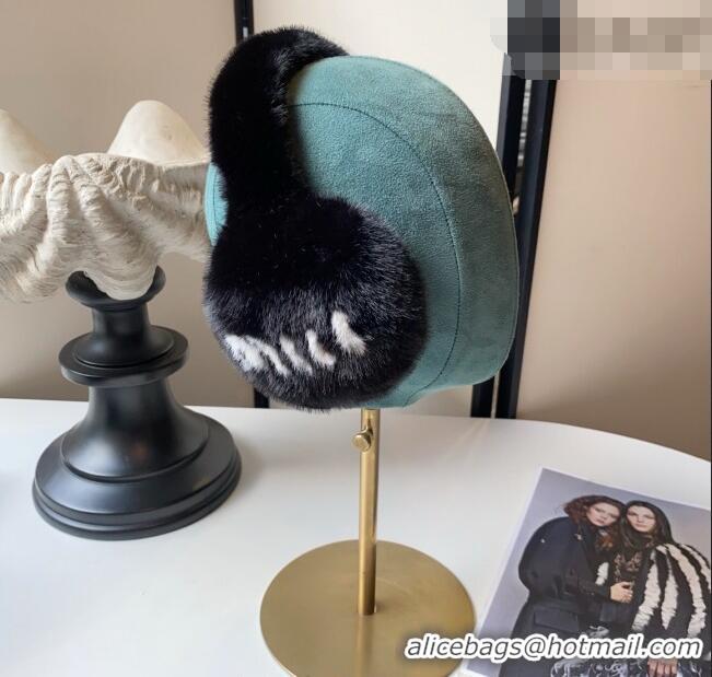 Big Discount Miu Miu Earmuff MM010501 Black 2026