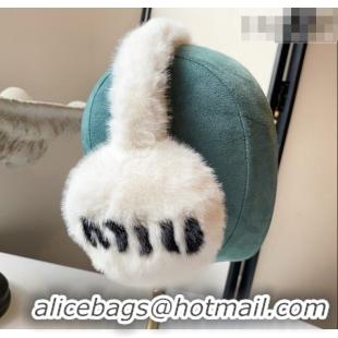 Famous Brand Miu Miu Earmuff MM010501 White 2026
