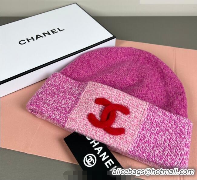 Grade Design Chanel Knit Hat CH010510 Pink 2026