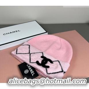 Grade Design Chanel Quilted Knit Hat CH010511 Pink 2026