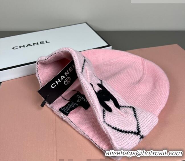 Grade Design Chanel Quilted Knit Hat CH010511 Pink 2026