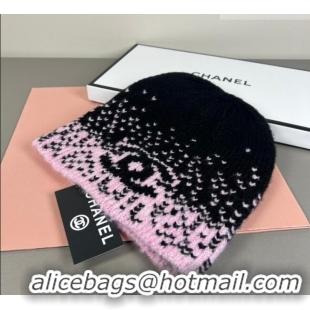 Good Quality Chanel Knit Hat CH010512 Pink/Black 2026