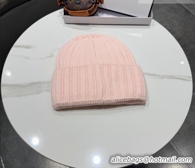 Luxury Imitation Chanel Knit Hat with Beads CC CH010513 Pink 2026