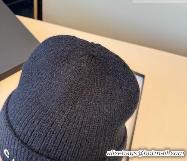 Market Sells Chanel Knit Hat with Letters CH010515 Dark Blue 2026