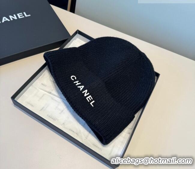 Market Sells Chanel Knit Hat with Letters CH010515 Dark Blue 2026