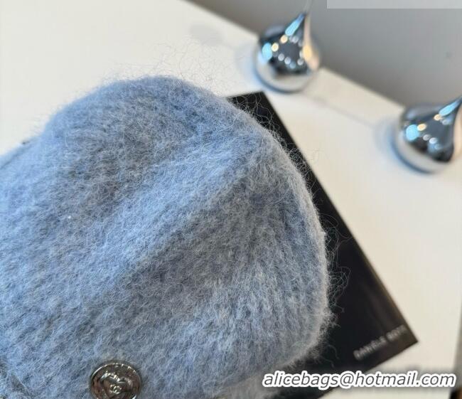 Buy Classic Chanel Knit Hat with Charms CH010517 Light Grey 2026