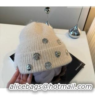Best Price Chanel Knit Hat with Charms CH010517 Beige 2026