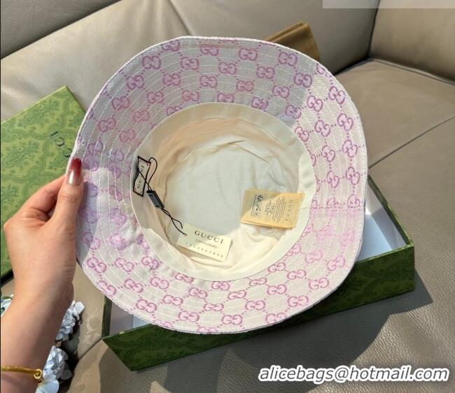 New Cheap Gucci GG Canvas Bucket Hat GG010513 Purple 2026
