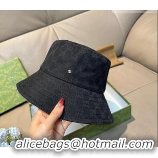 Fashion Discount Gucci GG Canvas Bucket Hat GG010513 Black 2026