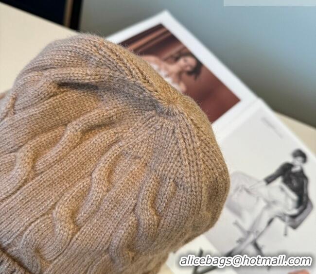 Inexpensive Celine Knit Hat CE010516 Brown 2026