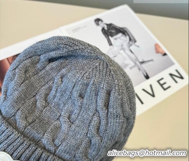 Luxury Discount Celine Knit Hat CE010516 Grey 2026