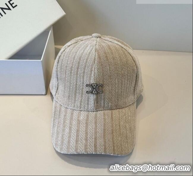 Market Sells Celine Baseball Hat with Strass CE010516 Beige 2026