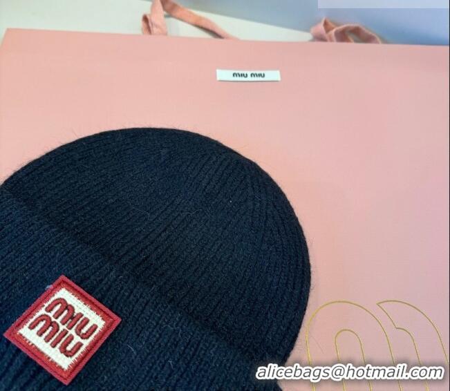 Fashion Discount Miu Miu Knit Hat MIU010516 Black 2026