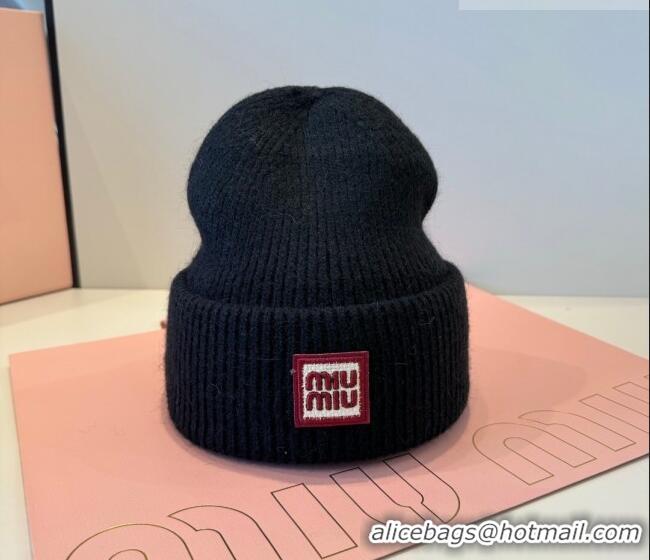 Fashion Discount Miu Miu Knit Hat MIU010516 Black 2026