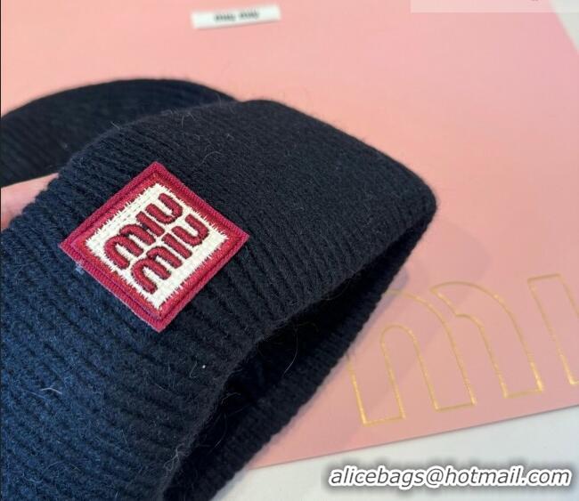 Fashion Discount Miu Miu Knit Hat MIU010516 Black 2026