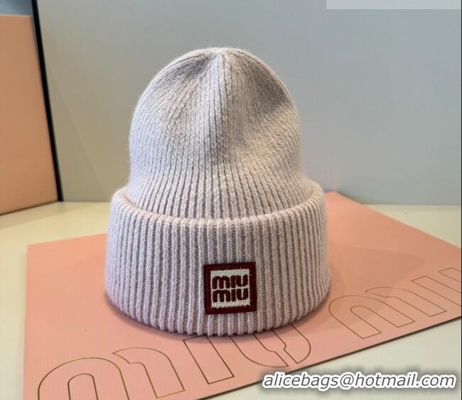 Buy Classic Discount Miu Miu Knit Hat MIU010516 Grey 2026