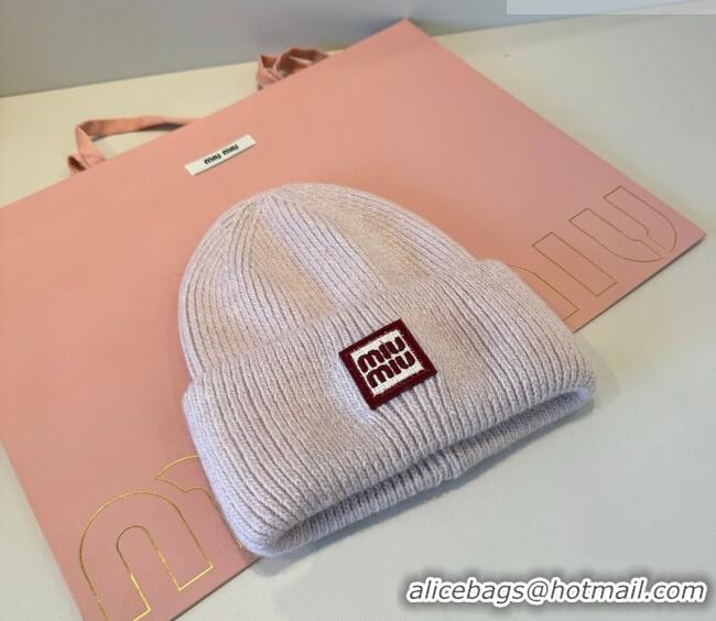 Buy Classic Discount Miu Miu Knit Hat MIU010516 Grey 2026