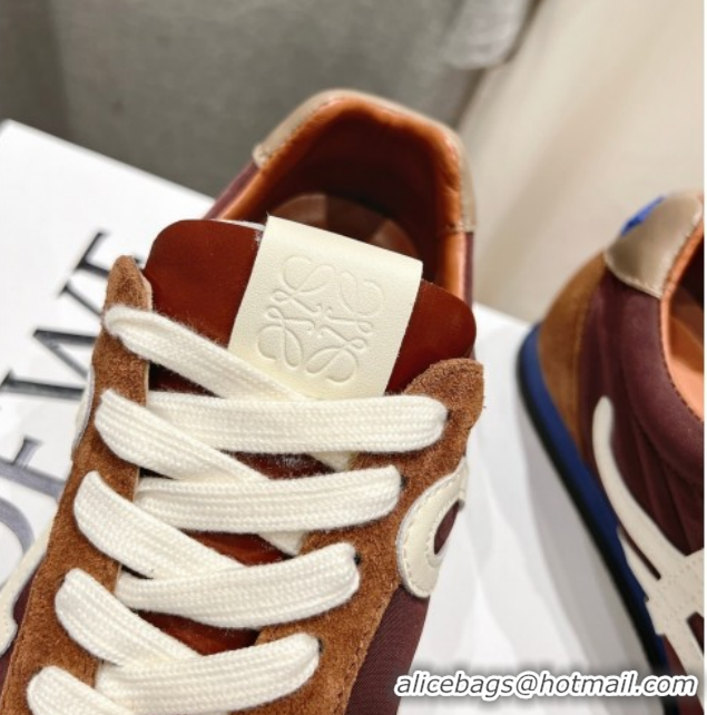 Pretty Style Loewe Ballet Runner 2.0 Sneakers in Nylon and Suede White/Black 1210063