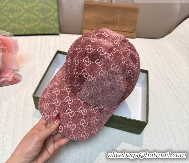 Promotional Gucci GG Baseball Hat GG010518 Pink 2026
