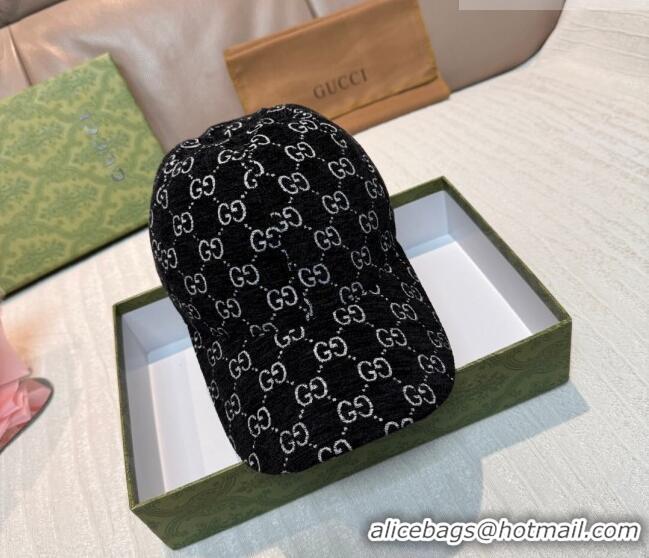 Buy Inexpensive Gucci GG Baseball Hat GG010518 Black 2026
