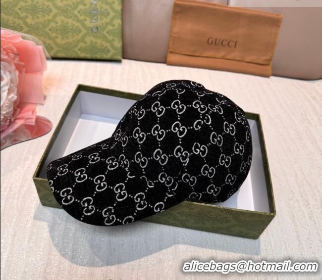 Buy Inexpensive Gucci GG Baseball Hat GG010518 Black 2026
