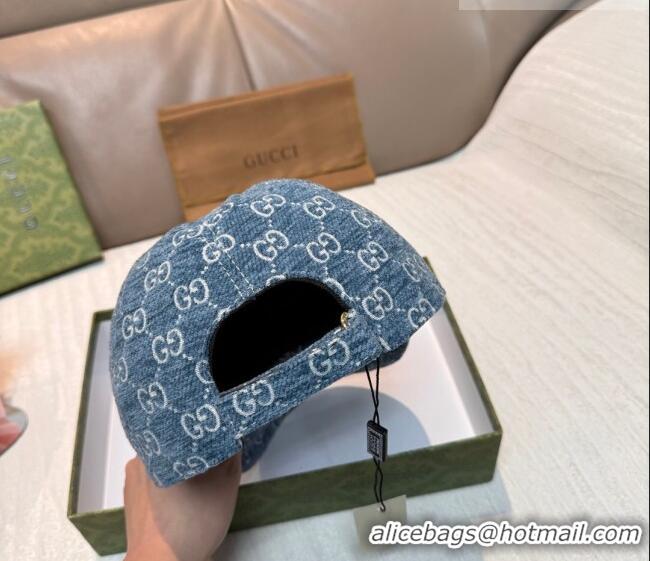 Low Price Gucci GG Baseball Hat GG010518 Blue 2026