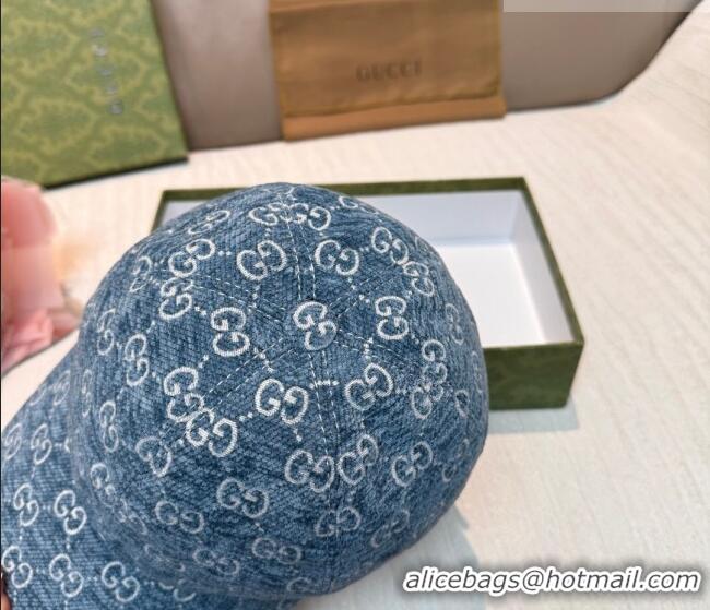 Low Price Gucci GG Baseball Hat GG010518 Blue 2026