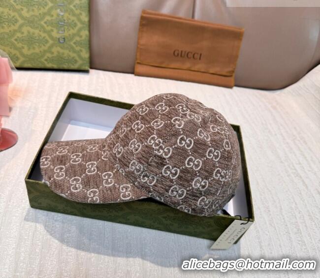 Buy Discount Gucci GG Baseball Hat GG010518 Beige 2026
