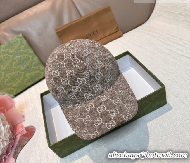 Buy Discount Gucci GG Baseball Hat GG010518 Beige 2026
