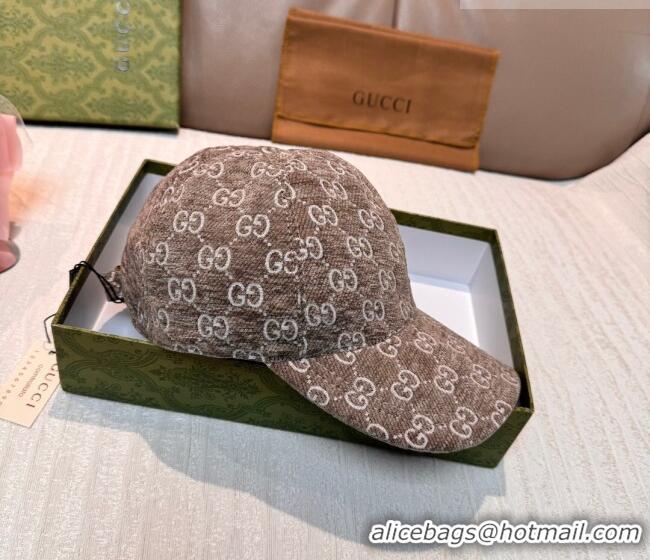 Buy Discount Gucci GG Baseball Hat GG010518 Beige 2026