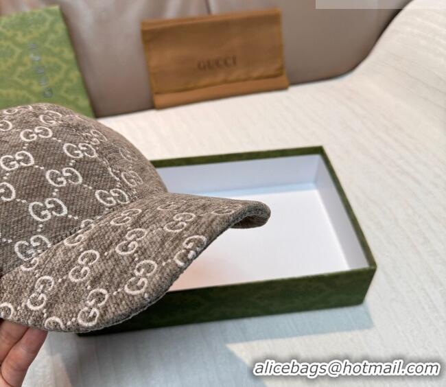 Buy Discount Gucci GG Baseball Hat GG010518 Beige 2026
