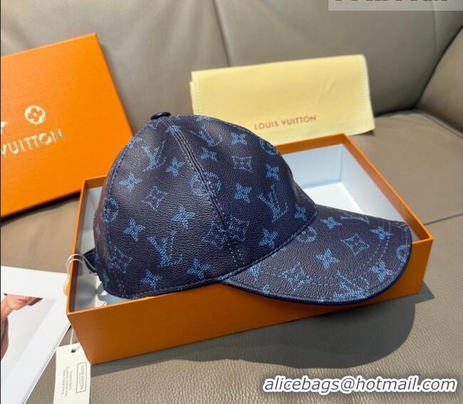 New Design Louis Vuitton Baseball Hat LV010518 Dark Blue 2026